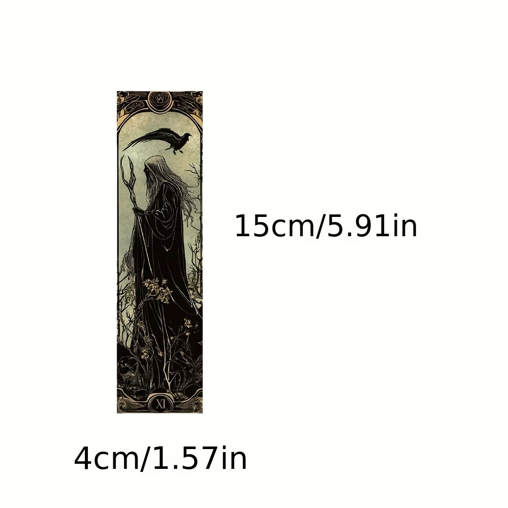 30PCS Creative Mystical Horror Gothic Style Dark Wizard Bookmark High Beauty Card Read Book Marking Annotation Bookmark
