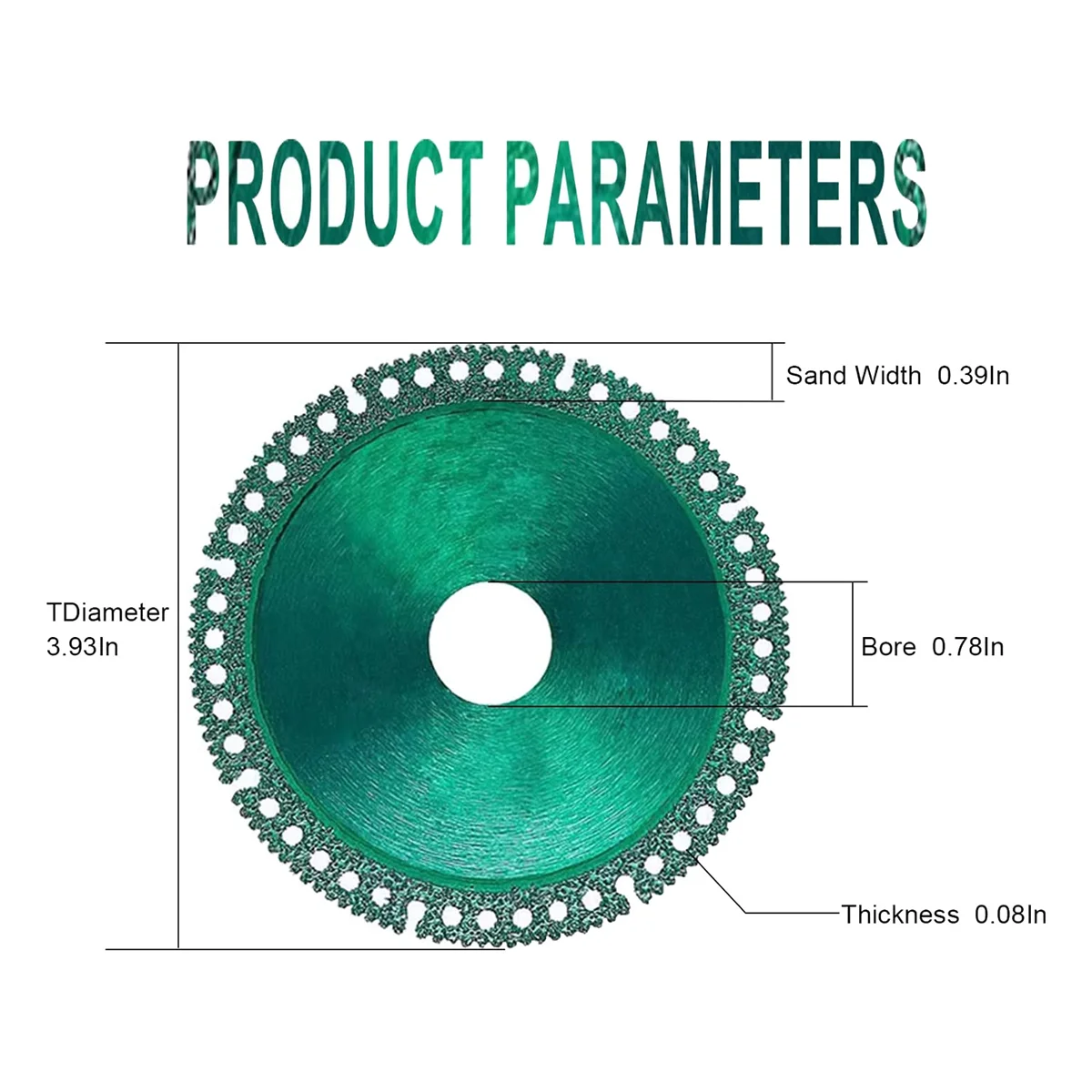 Indestructible Disc for Grinder, Indestructible Cutting Disc, 4inch x 1/25inch x 4/5inch Diamond Cutting Wheel (8Pcs)