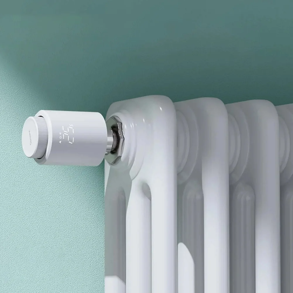 Voice Control Radiator Smart Home Heating APP Notification Open Window Detection Historical Data Monitoring Energy Saving