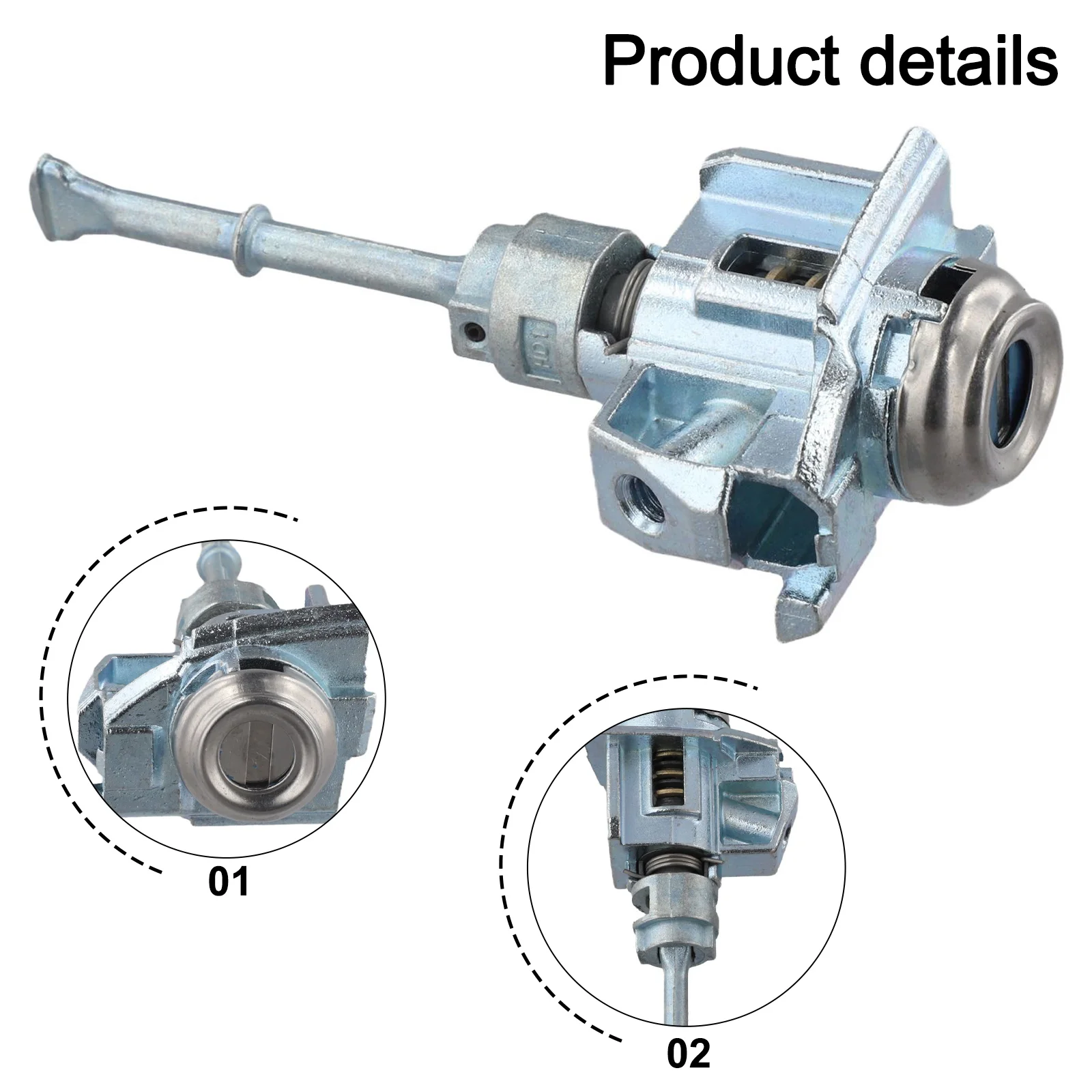 

Автомобильный цилиндр передней левой двери с набором ключей для Hyundai Tucson 2016-2021 OEM 81970-D3A00, аксессуары для модификации ﻿