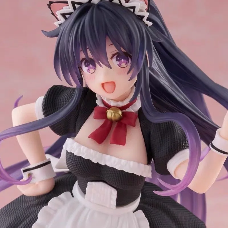 

In Stock Original Taito Date A Live Yatogami Tohka Coreful Cat Ears Maid Pvc Anime Figure Model Collector Ornament Toy Gift