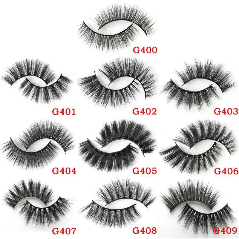 New 3/5 Pairs 3D Mink Lashes Natural Soft Eyelash Dramatic False Eyelashes Faux Cils Make ups Fake Eyelash Extension maquiagem