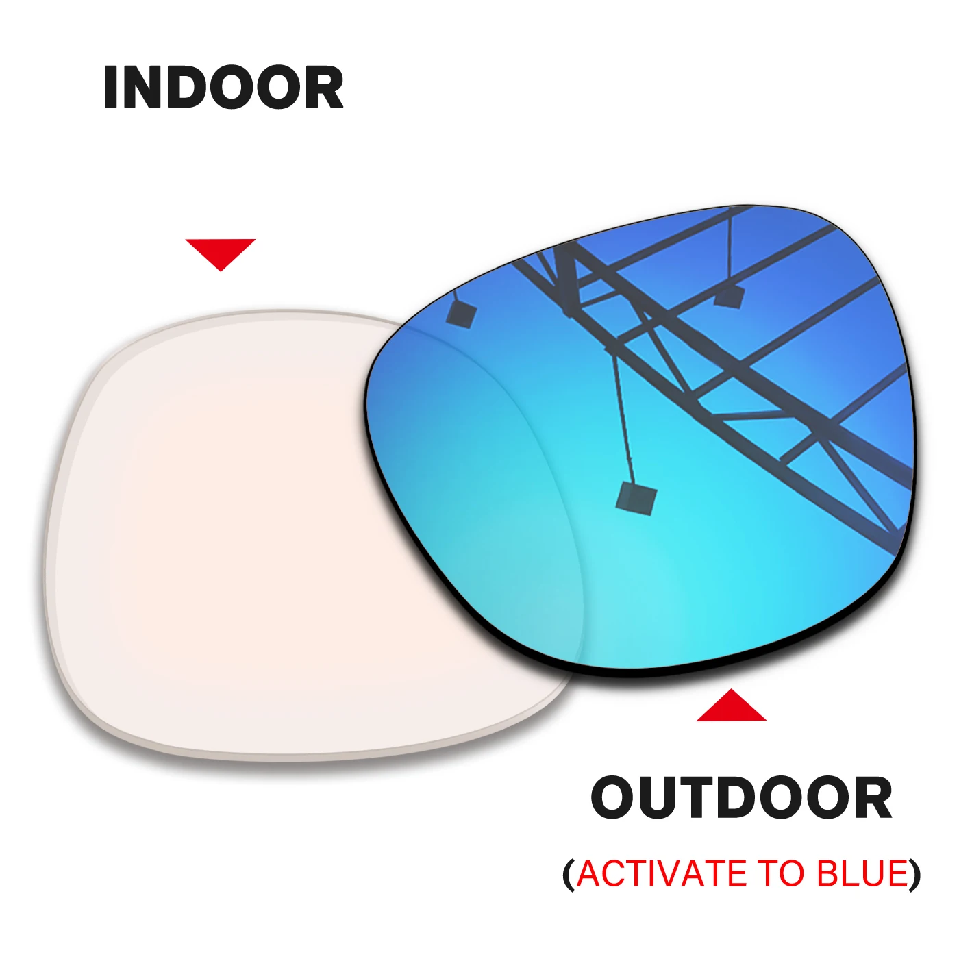 

Photochromic Replacement Lenses for Meta Wayfarer Gen1 RW4006 / Gen 2 RW4012 50mm Smart Sunglasses Frame, Perfect Fit & UV 400