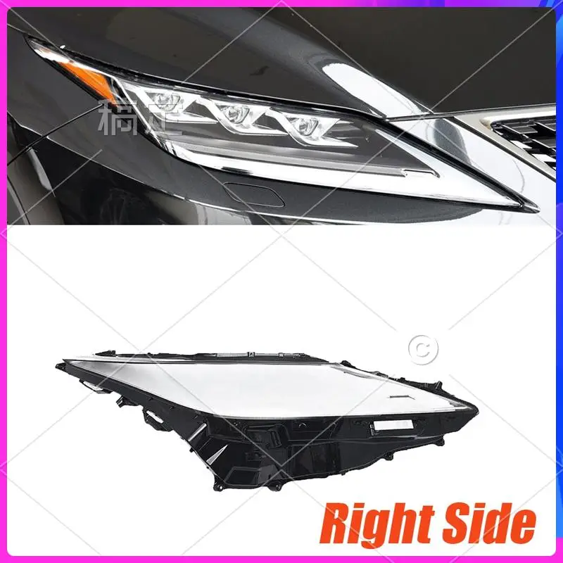 

AR-Right Car Headlight Lens Cover Head Light Lamp Shade Shell Lens Lampshade For Lexus RX300 RX350 RX450 2020 2021 Accessories