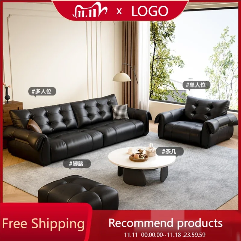 

Luxury Modern Living Room Sofas Contact Surface Leather Armchair Lazy Sofas Chair Nordic Lounge Woonkamer Banken Home Furniture