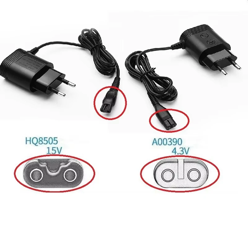 AT51-4.3V A00390 Shaver Charger Replacement For  One Blade QP2520, QP2520 / 90, QP2520 / 70, QP2520 / 72 EU-PLUG