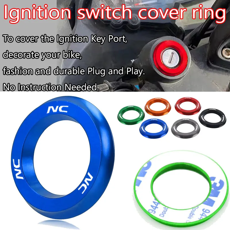 For NC700 NC700S NC700X NC750 NC750S NC750X Motorcycle Decorative ring lgnition Switch Cover Ring NC 700 700S/X 750 750S/X