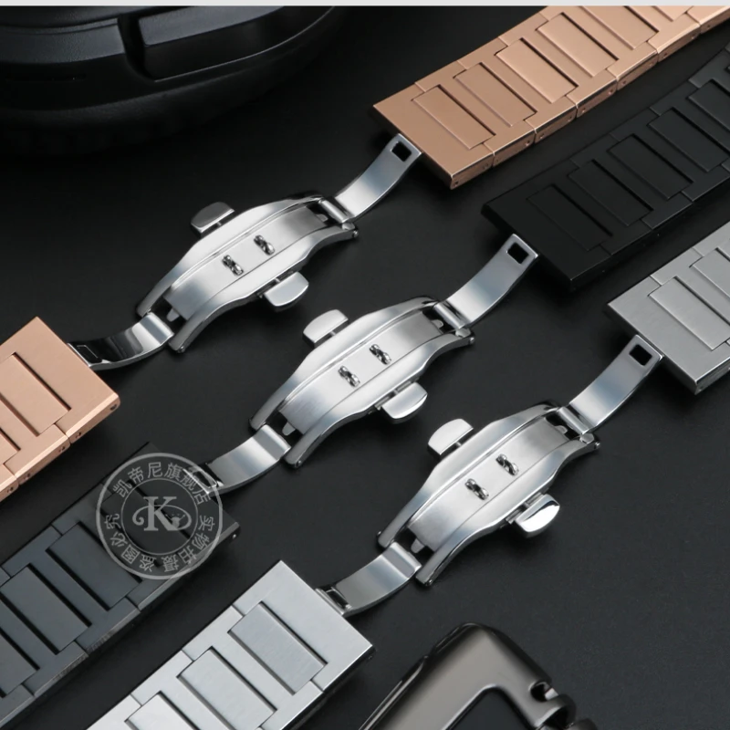 small gun metal Men Watchband For Casio GM-110 GA-110 GM-110GB Strap GSHOCK DW5600 stainless steel watch bracelet accessories