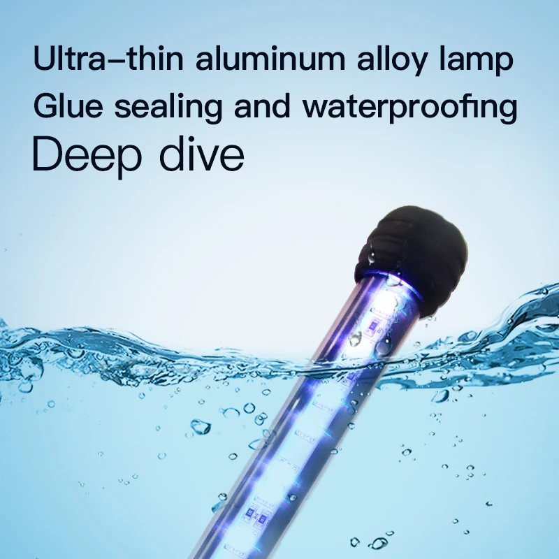 Newest Lamp For Aquarium LED 19-59CM Fish Tank Light For Aquarium 19-59CM 3 Ways Controller Aquarium LED Ligthing Timer Function