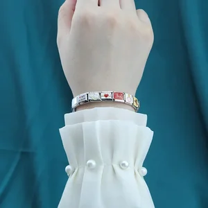 Hapiship Topi Fashion 2024 Dadu Hati Sayap Saya Suka Pesona Pacar Saya Tautan Italia Cocok untuk Pembuatan Gelang DIY Perhiasan DJ1097-A 10 pesona sayap penjualan terbaik - №