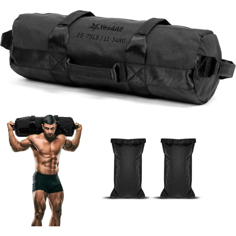 

Adjustable Weight Training Sandbags with Handles Multiple Sizes 5 to 200 Pounds