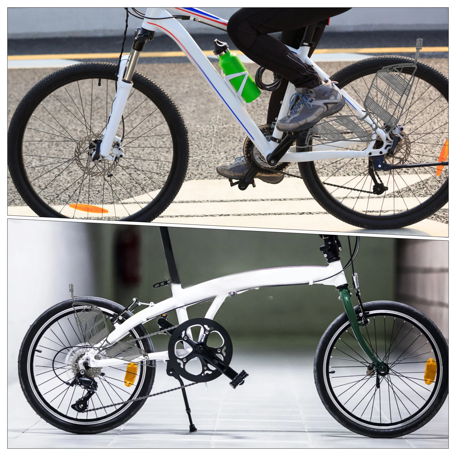 1pcs Bicycle Backseat Protective Mesh Guard Rear Wheel Safety Universal Bike Dress Guard Lightweight Wheel Protector Accessory