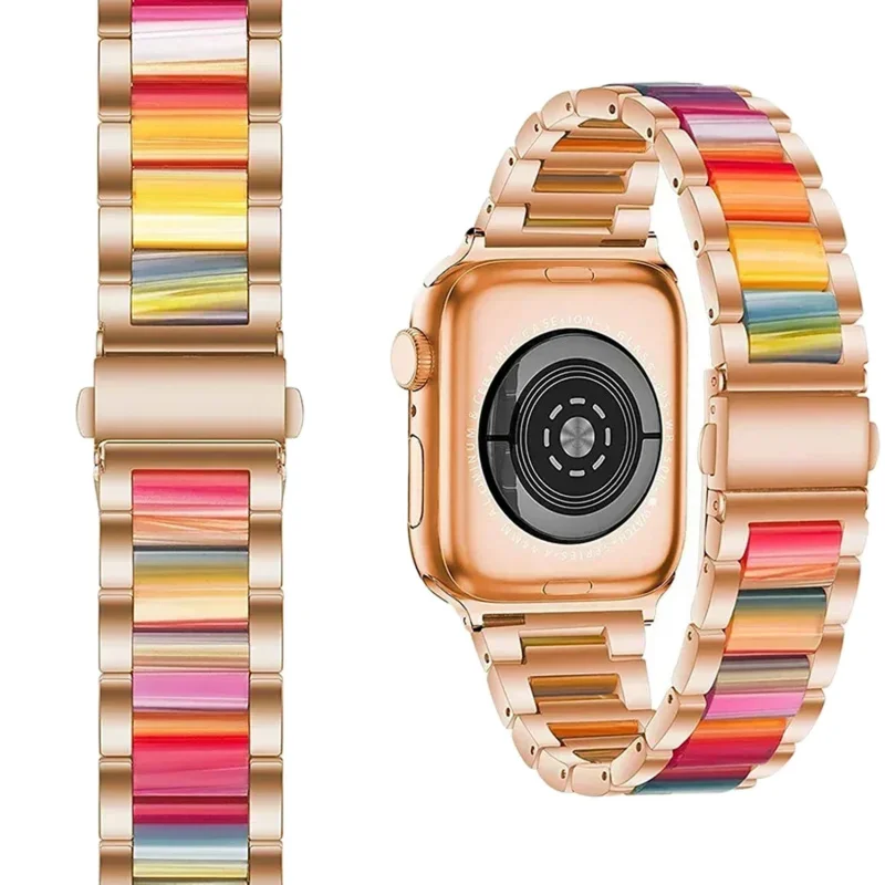 

Women Stainless Steel Bracelet for Apple Watch Series 10 42mm 9 8 7 6 5 4 41mm 38 40mm Metal Strap for Apple Band 46mm 45mm 44mm