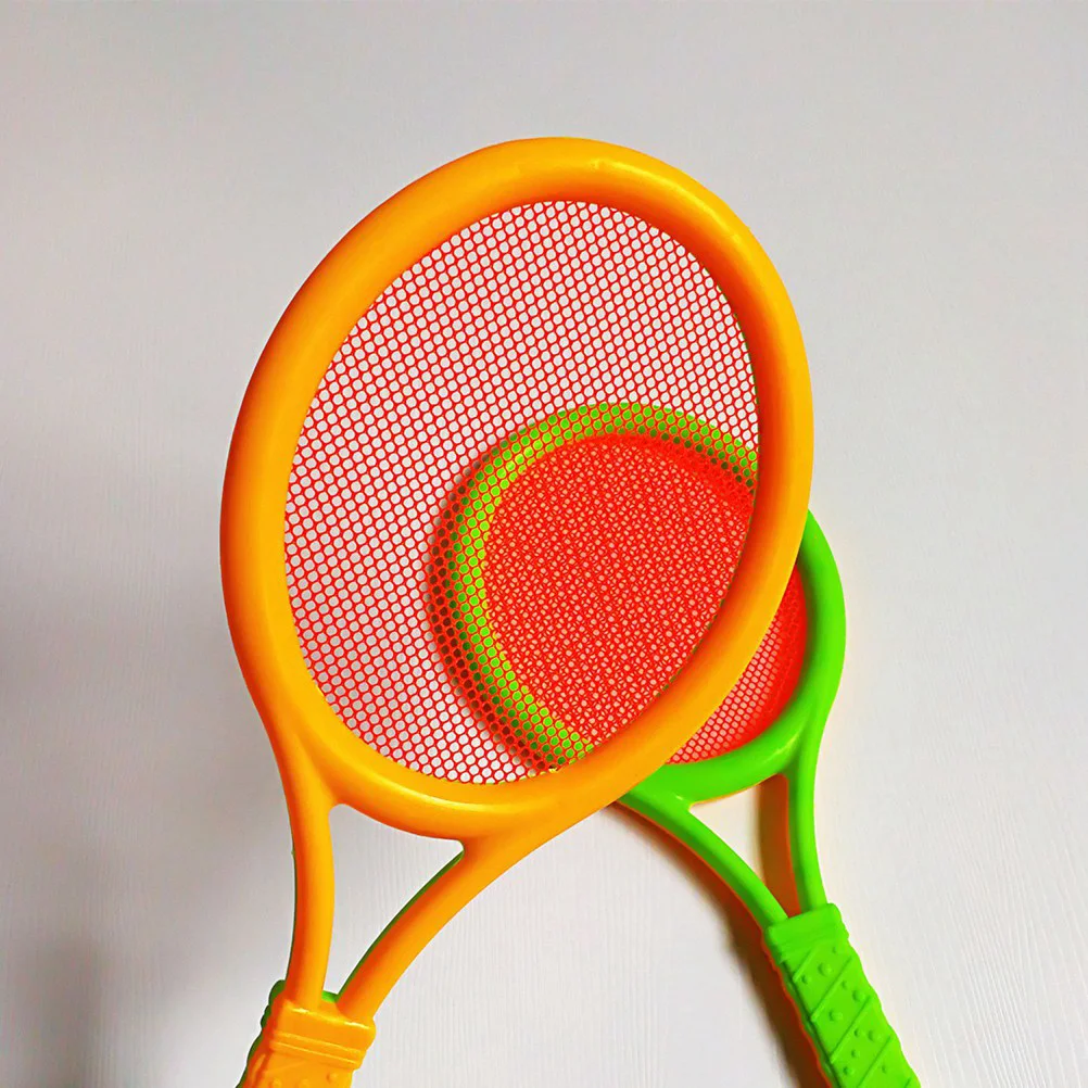 Racchette da Badminton da Tennis Set di palline per bambini bambini giocattoli educativi per bambini all\'aperto per bambini e bambine