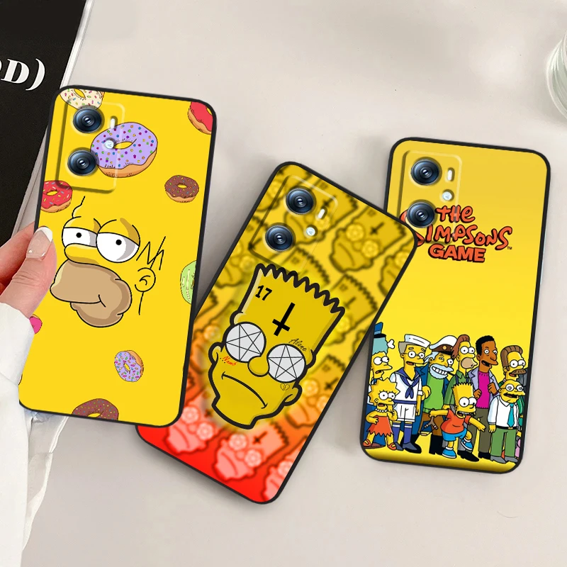 Bad Boy The Simpson For OPPO Find X6 X5 X3 A54S A5 A94 A16 A53S A57 A74 A72 A98 A78 A96 A9 5G Black Cover Phone Case