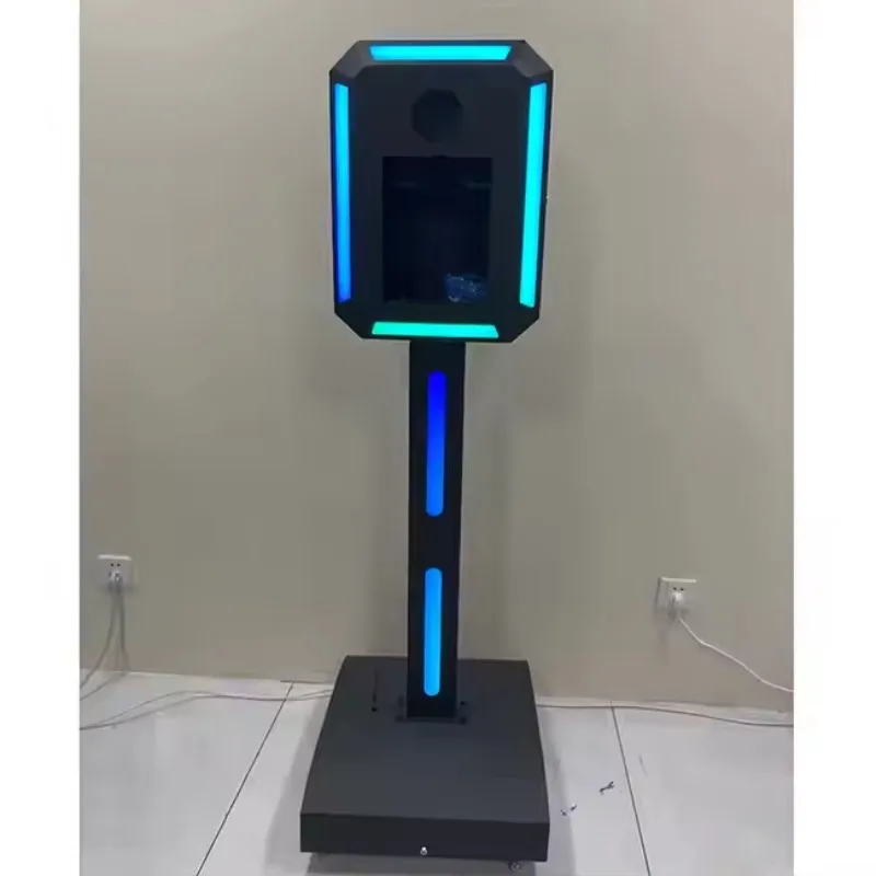 New Product Robot Photo Booth for Party Event Robot Roamer Photo Booth Lights 360 IPad Photo Booth with Portable Connection