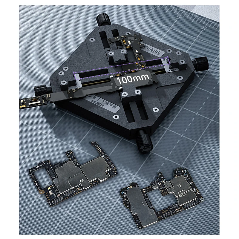 Imagem -02 - Braçadeira em Forma Especial para Placa-mãe Solda Chip Degumming Repair Clamping Tool Mecânico Alien x Fixação Universal