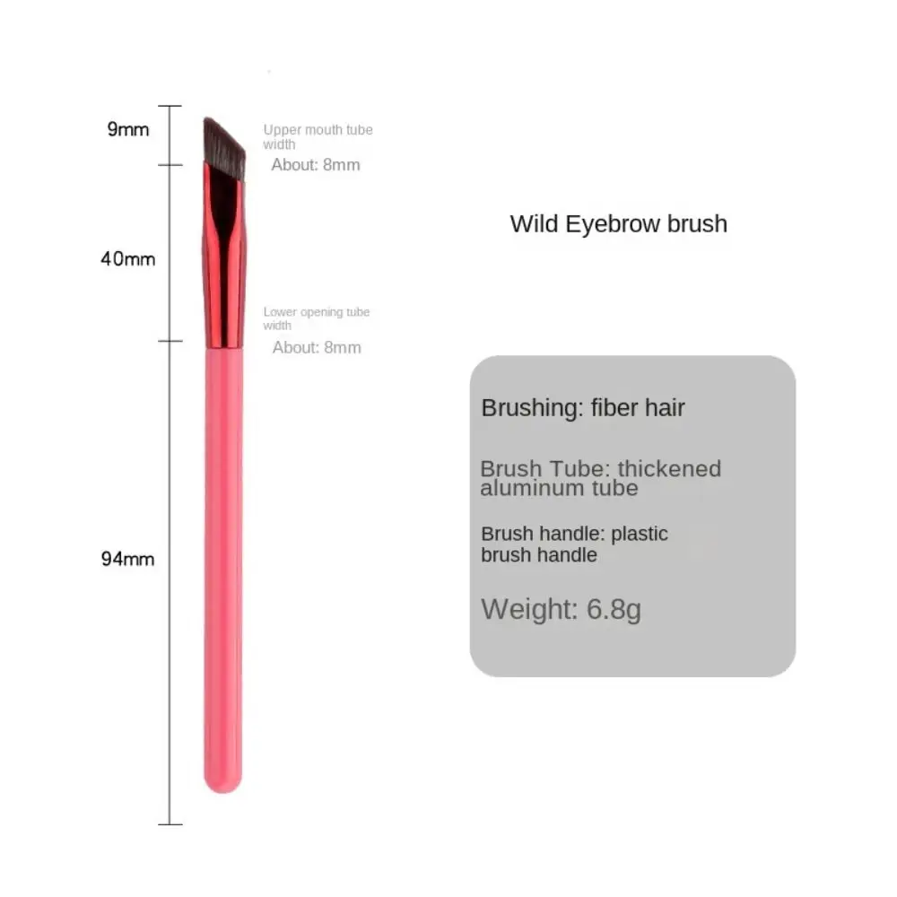 คอนซีลเลอร์แปรงเครื่องมือแต่งหน้าสแควร์ Eyebrow Contour แปรงแต่งหน้าดินสอเขียนคิ้ว Hairline วาดแปรงปากกา Wild Eyebrow แปรง