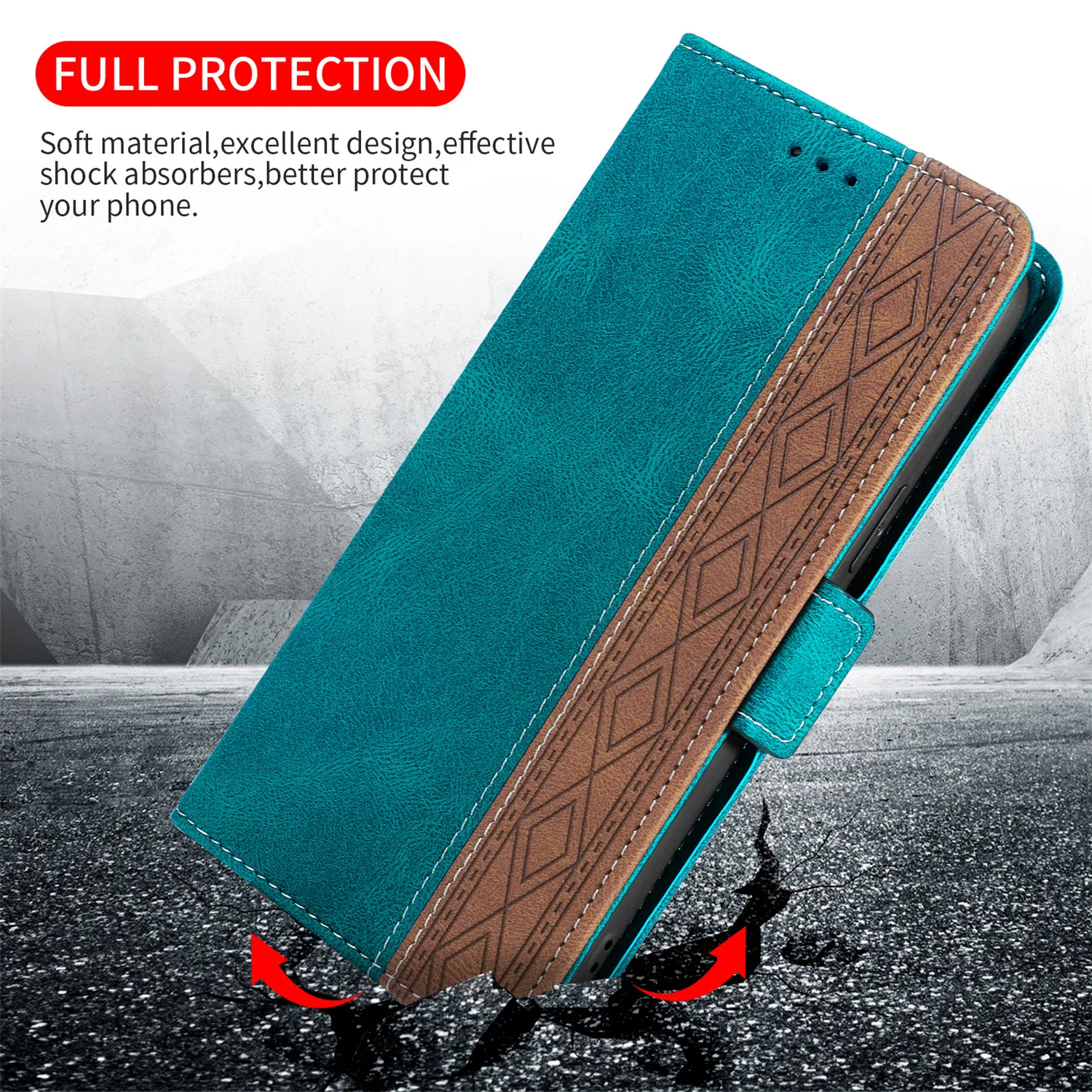 Luxury Leather Wallet Case For Samsung Galaxy S20 FE S21+ S22 S23 Ultra S9 S10 Plus M12 Holder Card Slots Flip Phone Cover Coque