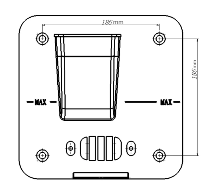 YKF-116 Hard Ice Cream Machine Discharge Plate