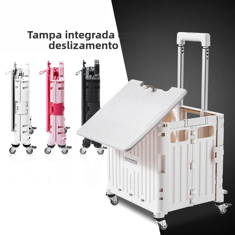 hand-pulled-shopping-cart-outdoor-small-pushcart-vegetable-buying-small-trolley-luggage-handle-box-stall-hand-pull-cart