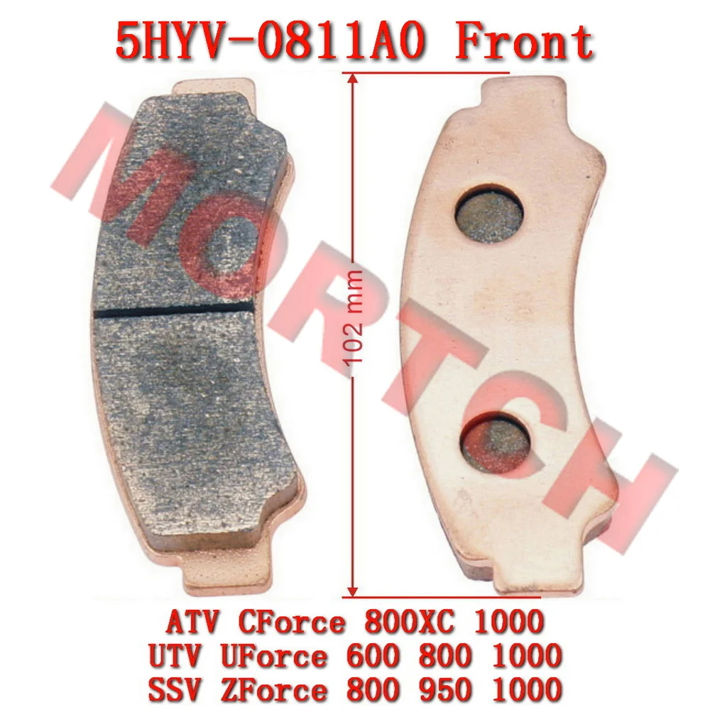 Vorderrad bremse gesintertes Pad 5hyv-0811a0 für cf moto atv cf1000atr cf1000az cf800atr cf800az ssv cf1000str cf1000su cf1000sz – Detail 3