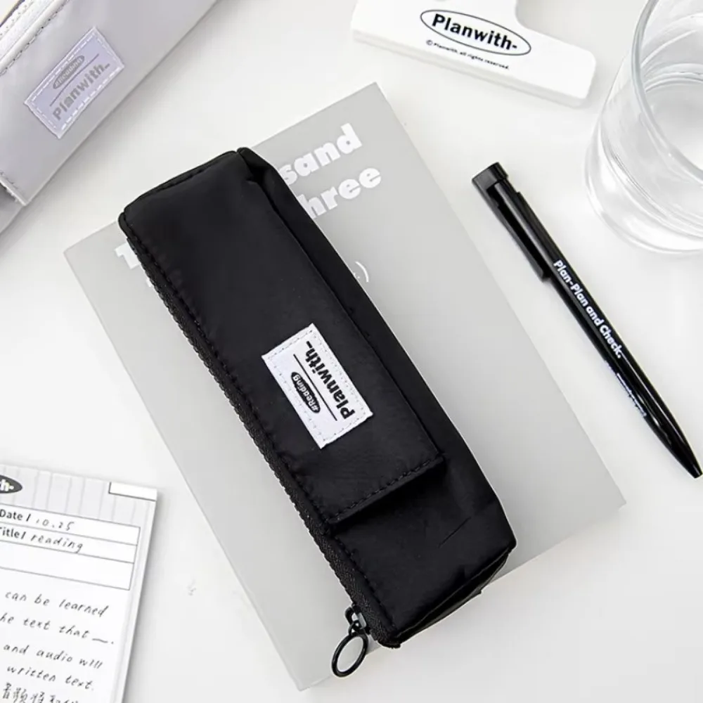 

Creative High-capacity Small Pencil Case Durable with Straps Storage Bag Soft Student Stationery School Supply
