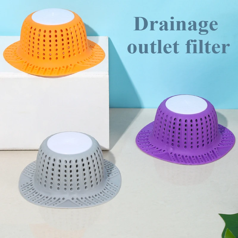 

Новый слив для ванны, ловушка для волос, складная защита для слива для выдвижных и обычных сливов для душа, ванны, раковины для ванной комнаты