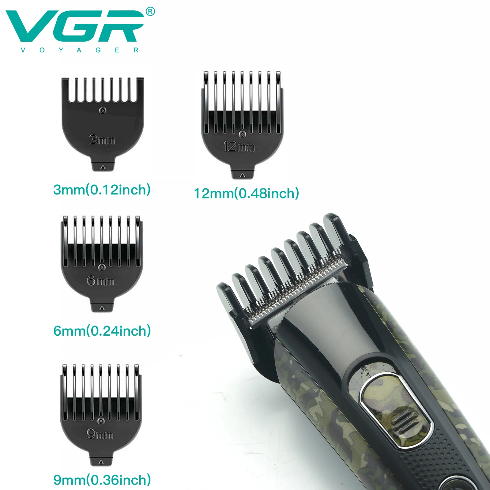 Vgr máquina de cortar cabelo máquina de corte de cabelo aparador de cabelo sem fio usb barbeiro profissional máquina de corte de cabelo barbeiro navalha V-271