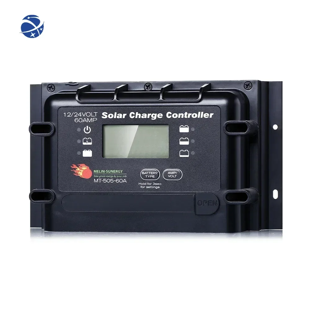 12V 24V Smart  60a japan pwm solar controller with remote 5kw solar charge controller pmw solar charger controller