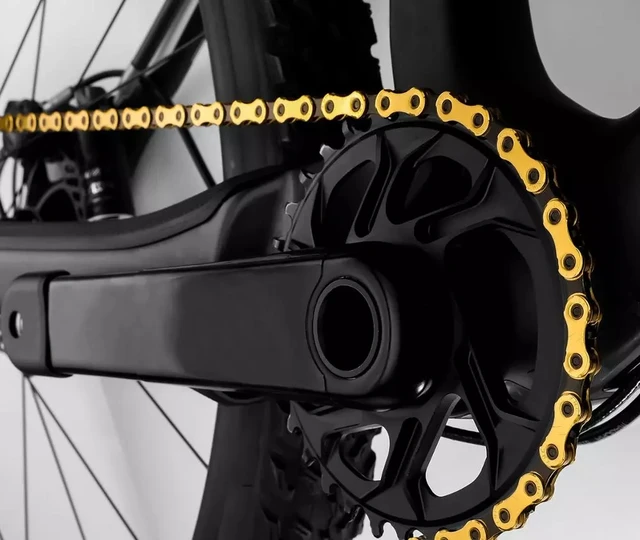 NEW JAPAN Fixed Gear IZUMI JET BLACK For Bicycle Chain Track Single Speed 1 2 1 8 100L Links Racing Bike Lightweight Accessories