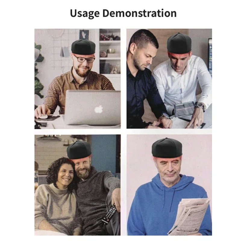Red Light Therapy Cap Laser 660nm 830nm Red Near Infrared Hair Regrowth Hat Hair Loss Treatment Thermal Helmet Scalp Massager view 4
