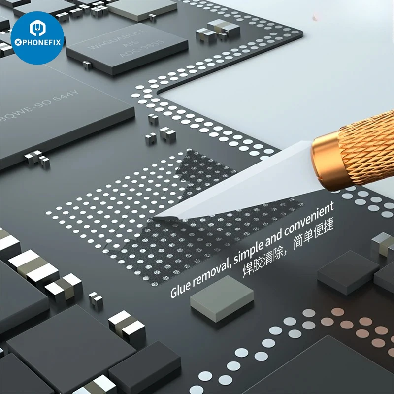 Cuchillo de cerámica MIJING, hojas de grabado anticorrosión, no conductoras, anticalor, para teléfono, PCB, Chip, Gule, herramienta manual de reparación
