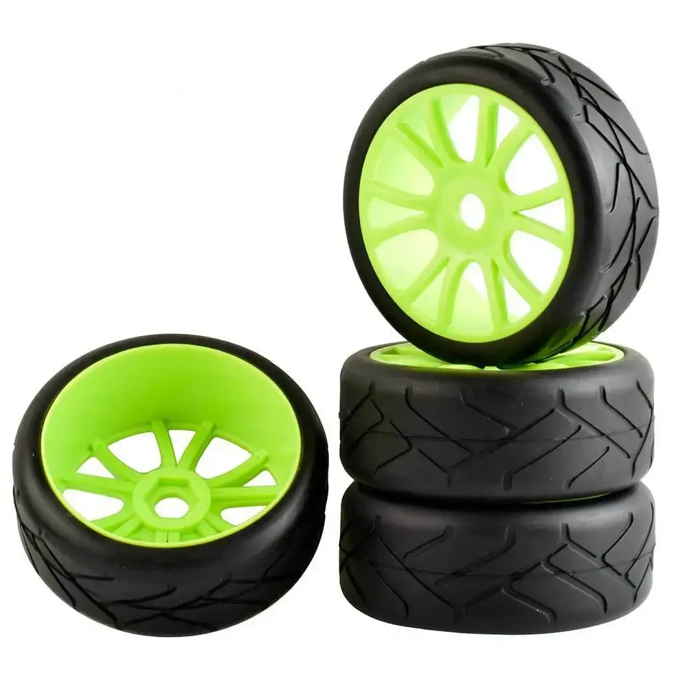 RC 84-T805 Wheel & Rubber Tires insert sponge 4Pcs For HSP 1:8 Off-Road Buggy