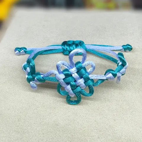 LATS Handgjort Flätat Kinesiskt Knut Justerbart Armband för Kvinnor Män Par Vänskapssmycken Anime Cosplay Tillbehör Gåva 10 best sales Kinesiskt knutarmband - №2