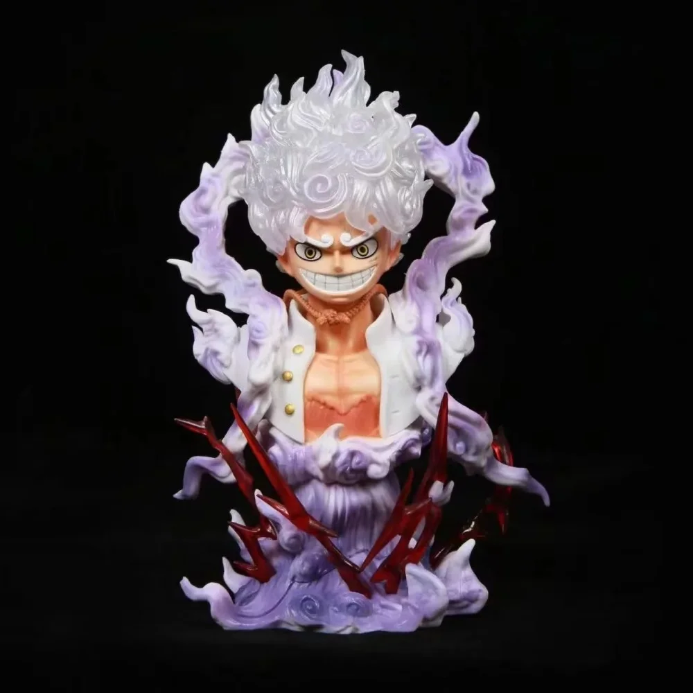 Anime One Piece Monkey·D·Luffy GK Sun God Nikka Bust PVC Action Figure Collectible Model Doll Toy 17CM