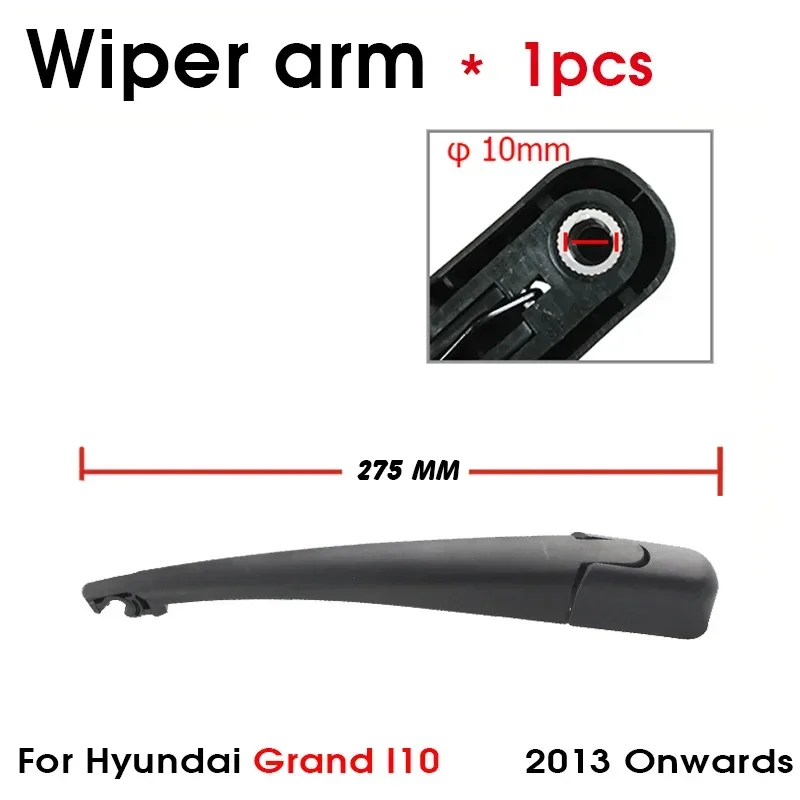 BEMOST Car Rear Windshield Wiper Arm Blades Brushes For Hyundai Grand I10 2013 Onwards Back Windscreen Auto Styling Accessories