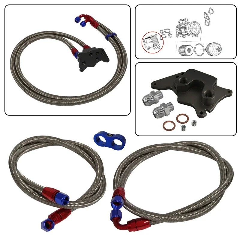 

0IL FILTER SANDWICH ADAPTER + 1.4M AND 1.6M HOSE KIT FOR BMW MINI COOPER S R56 K