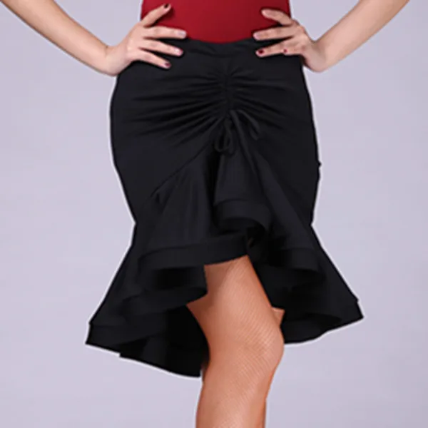 Aislor Jupe Asymétrique Danse Salsa Femme - Mousseline Fluide Avec Leggings Intégrés M-3XL