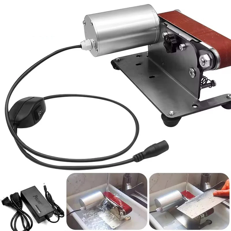 110 V-220 V Su Geçirmez Kemer Taşlama Makinesi Aracı Bileme Makinesi Zımpara Taşlama Elektrikli Zımpara DIY Parlatıcı Makinesi