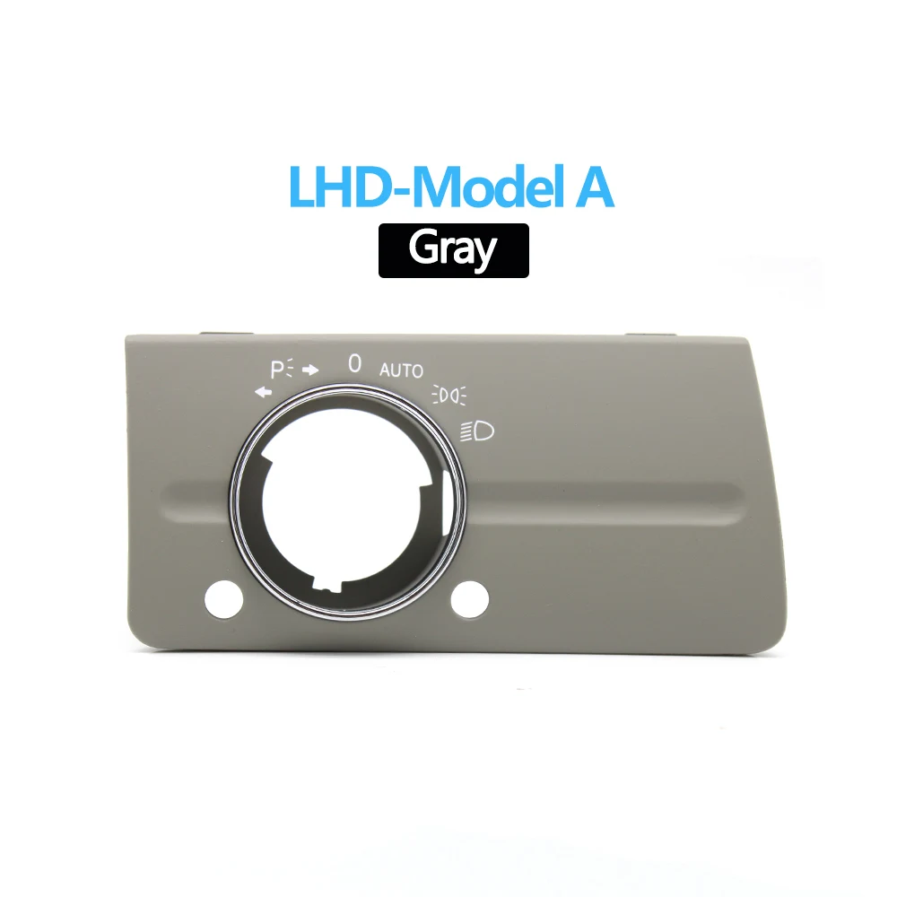 LHD RHD Front Dashboard Scheinwerfer Lampe Schalter Abdeckung Trim Ersatz Für Mercedes Benz W211 E Klasse 320 350 550 2003-2008