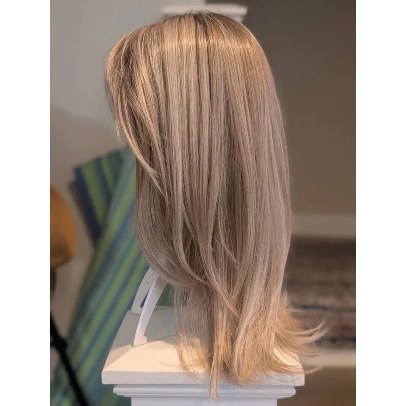 NEW IN BOX BELLE TRESS WIG CT1049 MADRID LACE FRONT CRUSHED ALMOND BLONDE Rooted