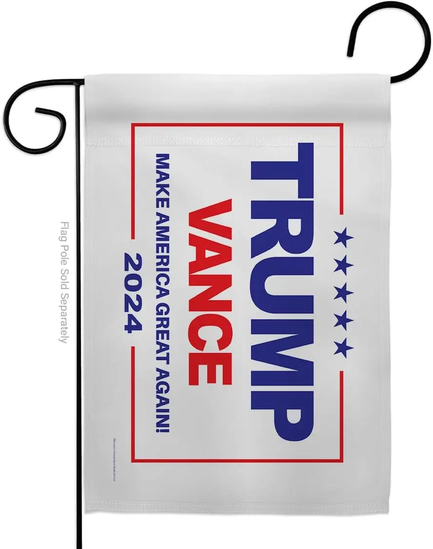 Trump Vance Flag Garden Wall Home Room Poster Election 2024 Rally Shooting President 47 MAGA Yard Sign Outdoor Patriotic Decorat