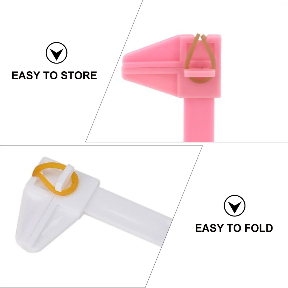 Strumento di fissaggio per clip di localizzazione per nail art in gel da 10 pezzi per manicure che modella la posizione fissa Forniture per saloni Posizionamento delle unghie in plastica