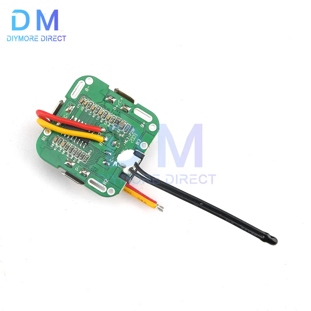 BMS 4S 18650 Lithium Battery Charging Protection Board 14.8V Double MOS Tube Li-ion Battery Protective Balancer Module