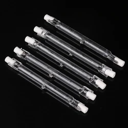 5Pieces Glass Tube Halogen Light Bulb 220-240V 500W 500 Watt 118mm R7s Halogen Blub Household Decor Lighting Bulb