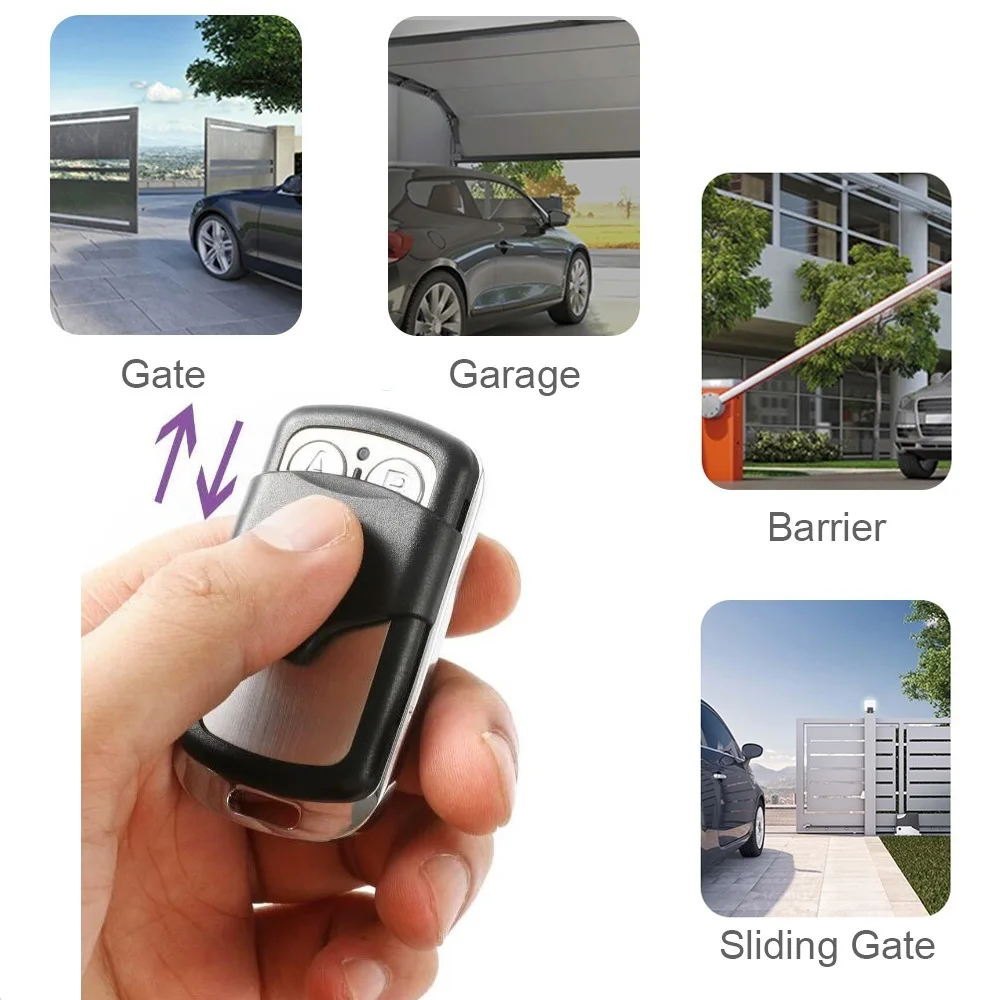 

Universal Garage Door Remote Control Duplicate D4 Model 433.92mhz Rolling Code Garage Command Gate Transmitter Control Opener