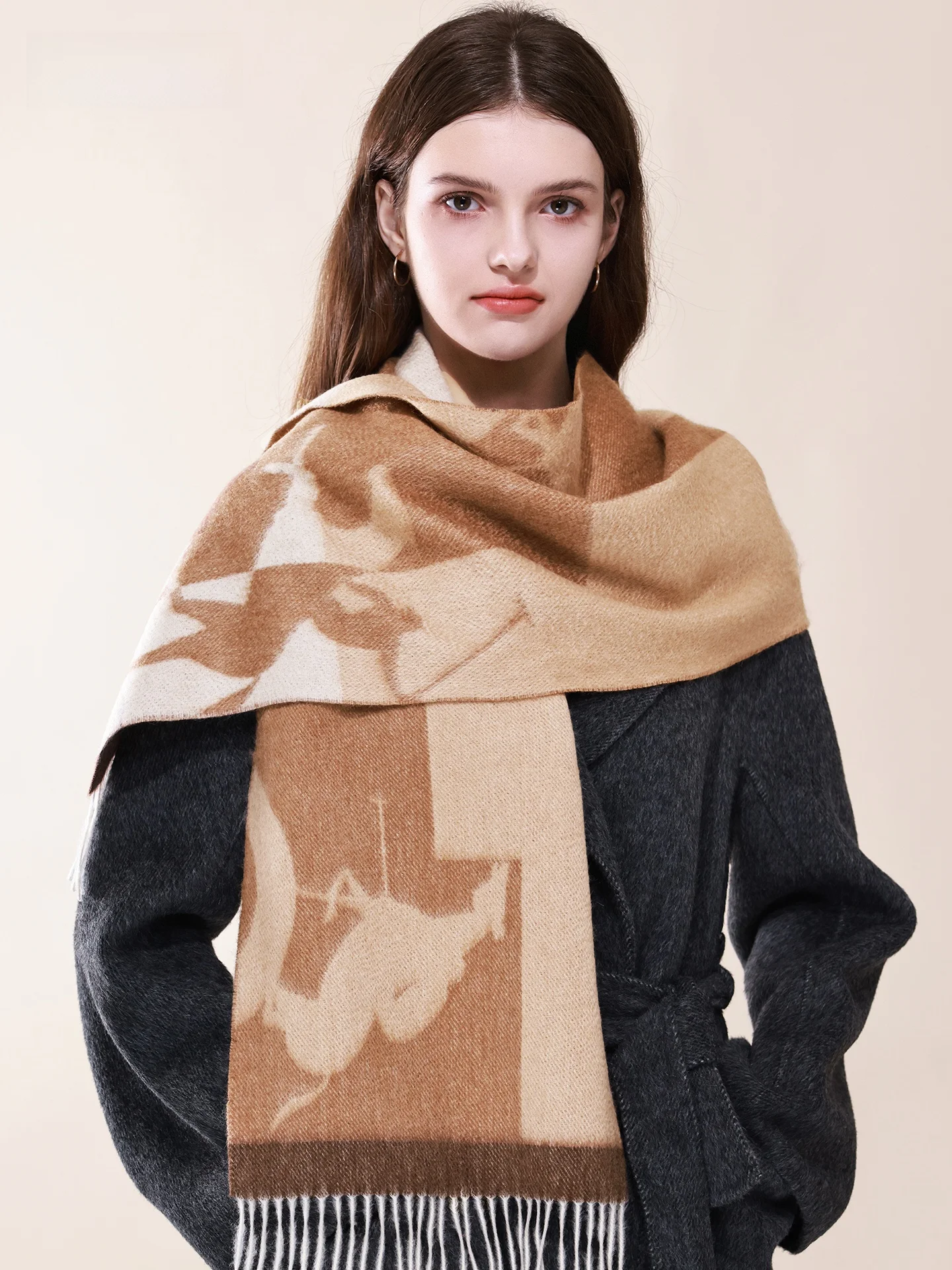 Echarpe-en-laine-automne-hiver-double-face-a-pompons-motif-floral-creatif-contrastant-echarpe-chaude-pour-femme