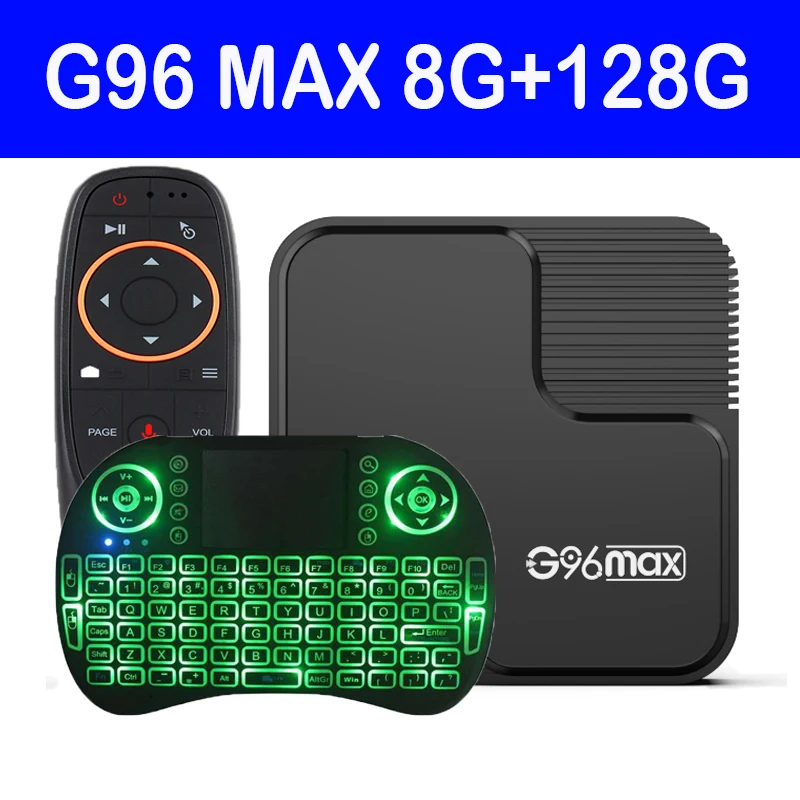 Fast Allwinner H618 TV Box G96 Max Android 14 Ram 8GB 64GB 128GB Support Double Wifi 2.4G&5G Media Player Smart 8K Set Top Box