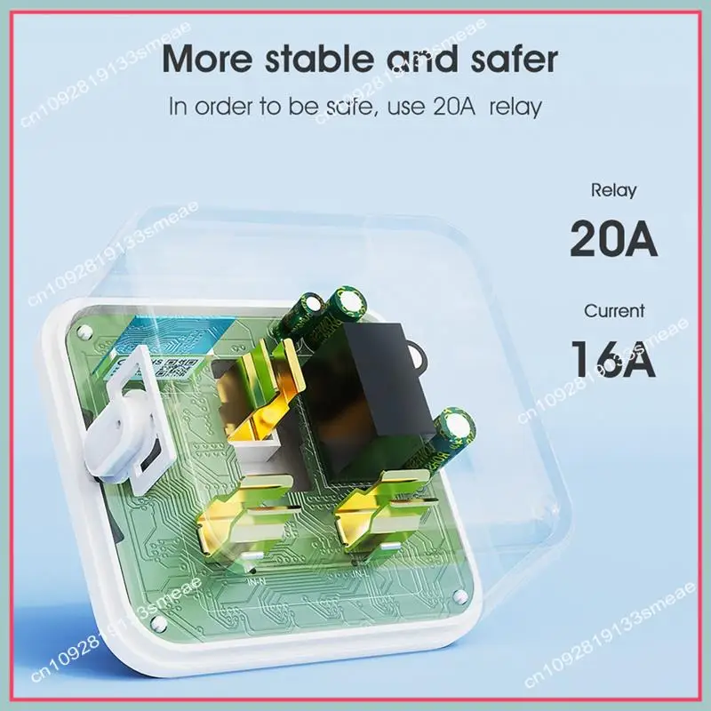 

N94R Ewelink Wifi Smart Socket Universal Plug APP Controls Voice Timing 2.4G Wireless Plug Switch